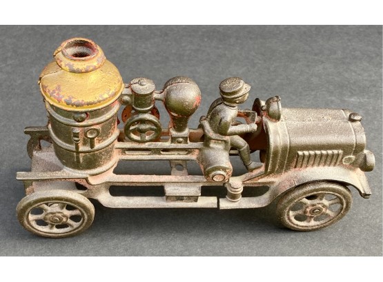 Antique Cast-iron Fire Engine Toy