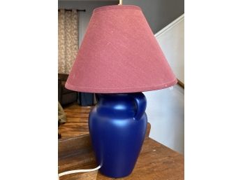 Blue 16 Inch Lamp