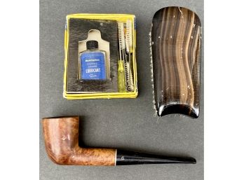 Vintage Pipe, Brush, And After Shave