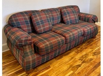 The Cochrane Advantage Plaid Couch