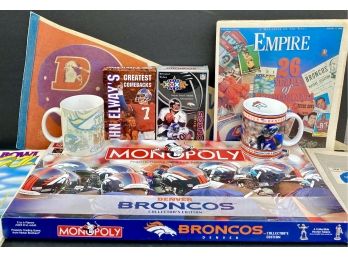 Bronco's Fan Lot Including Broncos Monopoly