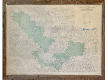Uncompah National Forrest Very Large Framed Map