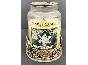 Angel Candle Base And Topper, Yankee Candle Included