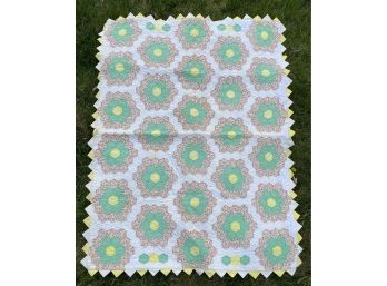 Small Hand Made Vintage Baby's Quilt