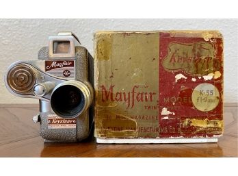 Vintage Mayfair 16mm Keystone Movie Camera Model K-55