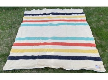 Vintage One Hundred Percent Wool Polar Star Blanket