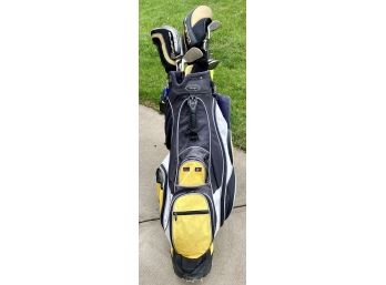Lot Of Golf Clubs In Walter Hagen Carry Case