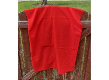 Large Red Blanket