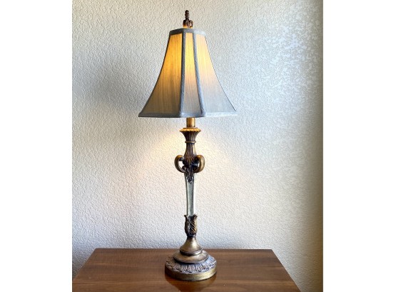 Table Lamp With Antiqued Details