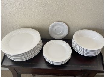 Lovely Collection Of White Gibson Dishes
