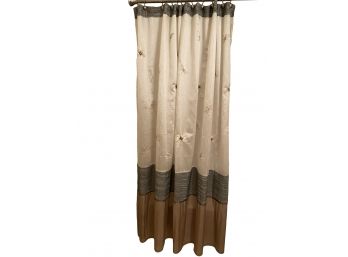 Lovely Shower Curtain With Dragon Fly Detailing