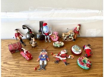 Grouping Of Christmas Ornaments