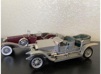 A Pair Of Two Franklin Mint Replica Precision Model Cars Including 1930 Duesenberg J Derham Tourster