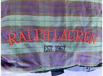 Two Ralph Lauren Plaid Down Comforters