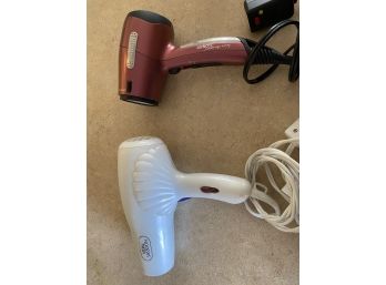 A Vidal Sassoon And Conair Blow Dryer