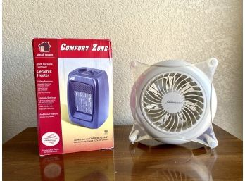 Comfort Ceramic Heater And Aloha Breeze Fan