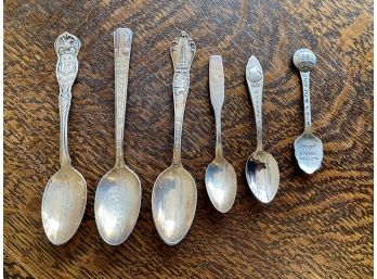 Collection Of Worlds Fair Souvenir Spoons