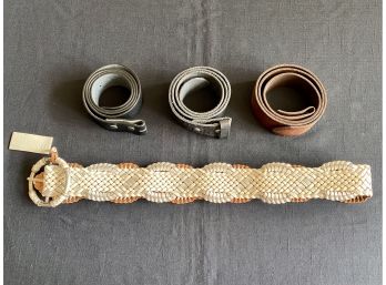 Grouping Of Womens Leather Belts