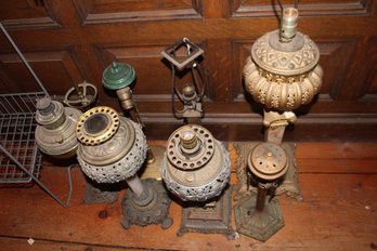 ANTIQUE LAMP BASES