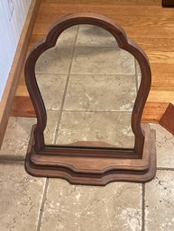 All Wood Vintage Shaving Mirror