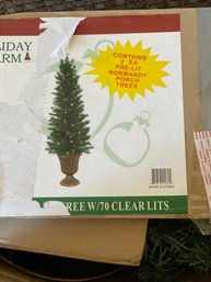 2 - 4-1/2 Foot Clear Lite Artificial Trees