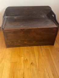 Old Wooden Toy Box
