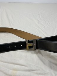 Hilfiger Mens, Leather Belt, Size L - Used As Shown