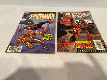 2 Comic Books Spider-man & Spider-girl