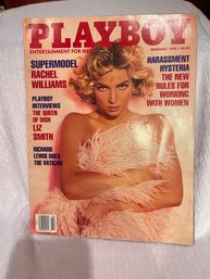 VTG Playboy Magazine Lot (1992) (Rachel Williams)