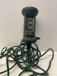 Ace 6 Ft. L 3 Outlets Yard Stake Power Strip Green