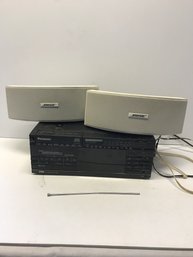 Bose Speakers With Panasonic Stereo - Used As Shown