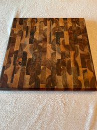 Large Acacia Wood Cutting Board 13 7/8'x 13 7/8