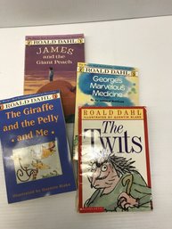 4 Ronald Dahl Soft Cover Books