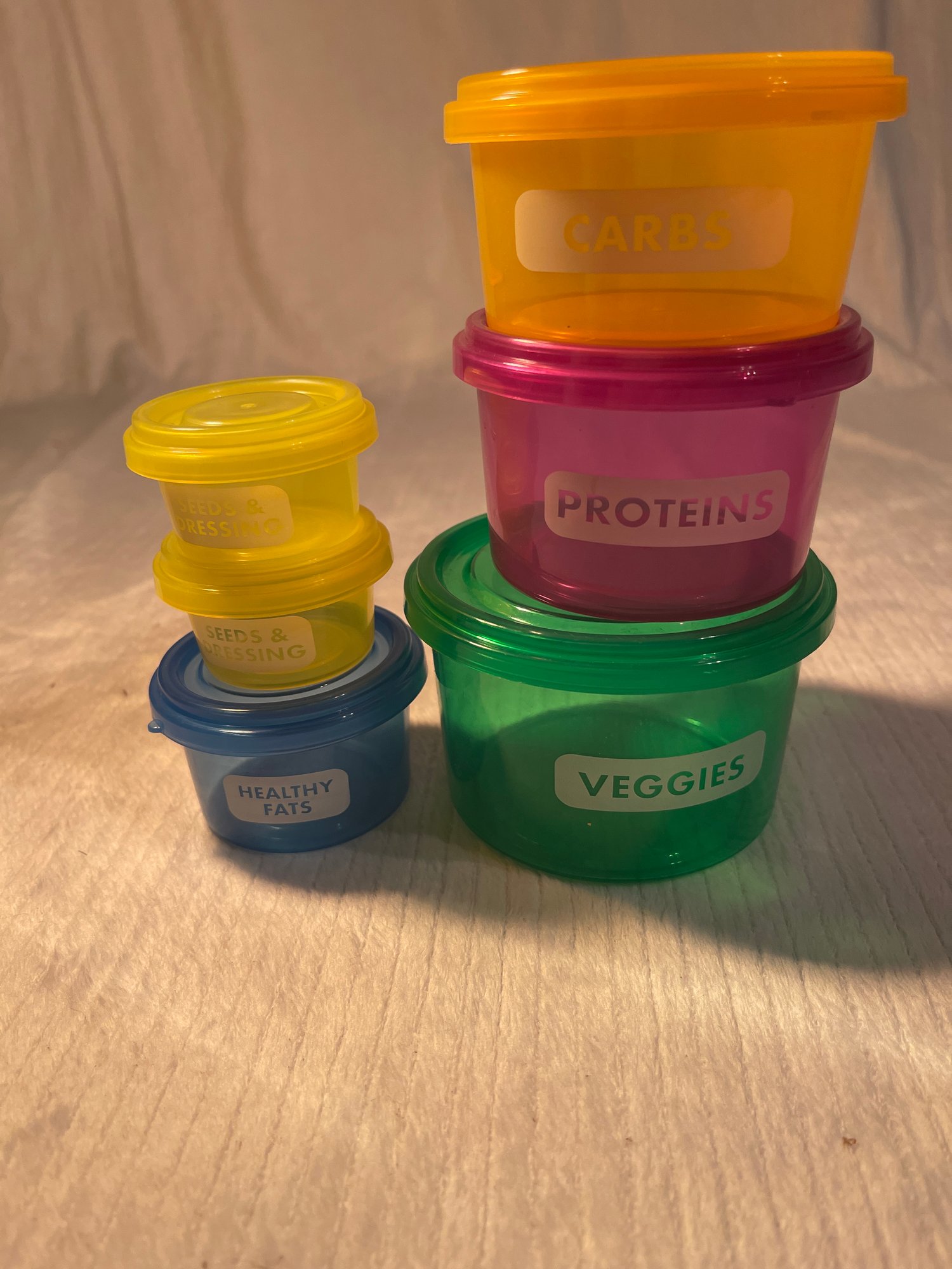 Diet Container System Portion Control Container Set, Meal Prep System For Diet And Weight ...