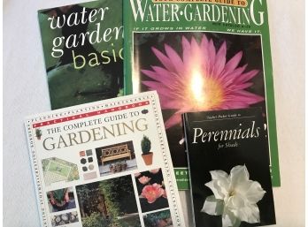 4 Books, Water Gardens, Perennial And Complete Guide