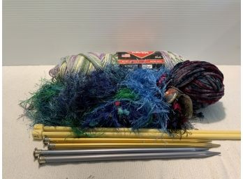 Knitting Yarn And Needles