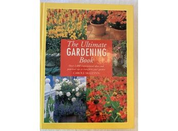 Large Hard Cover Gardening Book With Beautiful Illustrations - Like New
