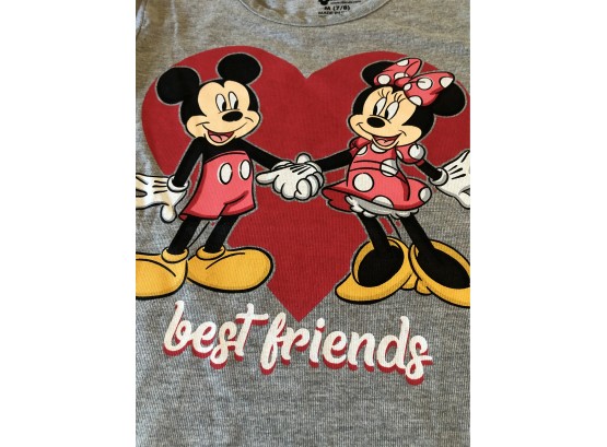 New/ Size M(7/8) Disney Junior Mickey Shirt (best Friends)