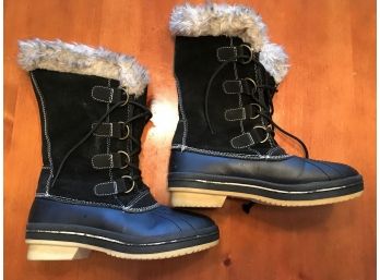 Womens Leather Winter Boot