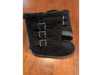 Girls Faux Fur Boots, NEW