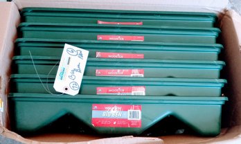 NEW BIG BEN LINER PAINT TRAY LOT (6) GREEN WOOSTER 21'w