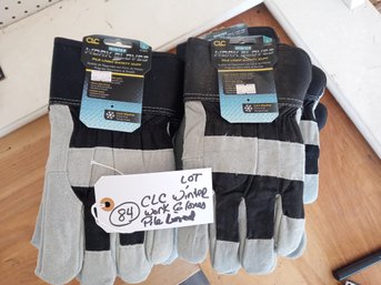 NEW GLOVES LOT (12) WORK COLD WEATHER LINED LARGE