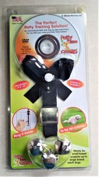 NEW DOG Puppy Bell Chime Potty Training & DVD Training NIB