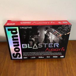 NIB - Sound Blaster Audigy Fx - 5.1 PCLE Sound Card With SBX Pro Studio - RETAIL: $45