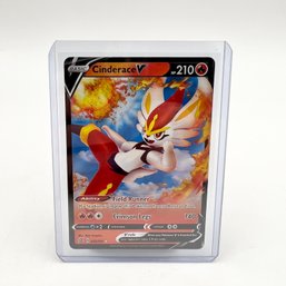 Pokemon TCG Rebel Clash Cinderace V Holo Rare 035/192 - Pokemon Cards