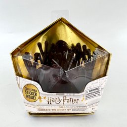 NIB - Harry Potter Chocolate Frog Squishy Toy W/ Wizard & Witches Sticker - The Noble Collection