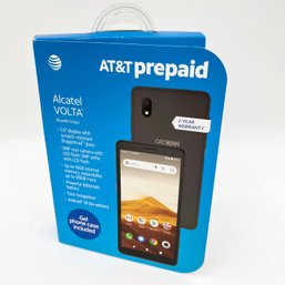 NEW IN BOX - AT&T Alcatel Volta, 16GB, Suede Gray - Prepaid Smartphone