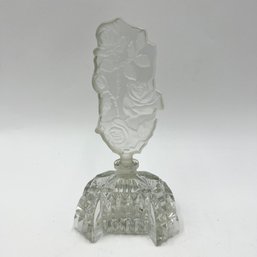 Vintage Czechoslovakia Glass Perfume Bottle