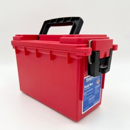 SHEFFIELD Locking Field Box W/ Compression Fit Lid - RED