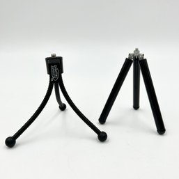 Pair Of Small Tabletop Tripods,  Between 4in - 5in Tall